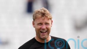 Andrew Flintoff and Luke Littler throw darts together in Bullseye special