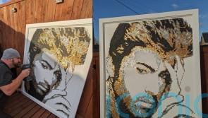 Graphic designer creates George Michael ‘tribute with twist’ using 12,000 screws