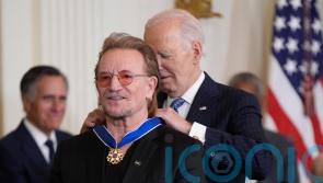Bono and Denzel Washington awarded Presidential Medal of Freedom at White House