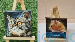 Artist &lsquo;putting some positivity out into the world&rsquo; through mini pet paintings