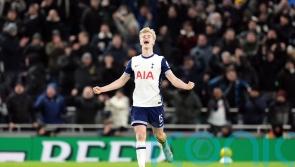 Lucas Bergvall makes most of reprieve to give Tottenham advantage over Liverpool