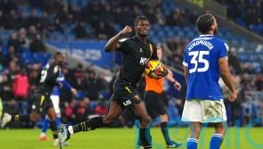 Goalscorer Vakoun Bayo delights manager Tom Cleverley