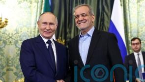 Russian and Iranian leaders sign partnership treaty in Kremlin