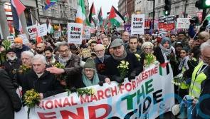 Three more people charged over pro-Palestinian protest in central London