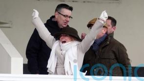 Geri Halliwell-Horner and husband celebrate victory at the races
