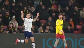 Milutin Osmajic fires Preston to victory at Watford