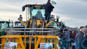 Lines of tractors take to the roads in inheritance tax change protest