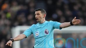 Michael Oliver will not referee Arsenal v Man City after red card controversy