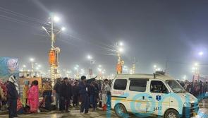 Dozens injured in stampede at massive Maha Kumbh festival in India