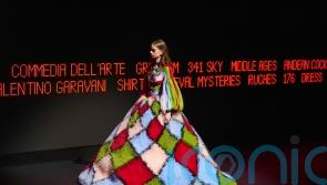 Valentino’s dizzying display rocks the boat at Paris haute couture week