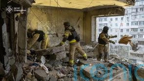 At least six dead as Russian Shahed drone hits apartment building