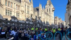 Sit-down demonstration held amid Court of Appeal challenges to protest sentences