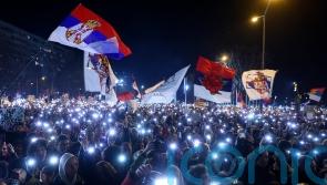 Students stage overnight bridge blockade in anti-corruption protest in Serbia