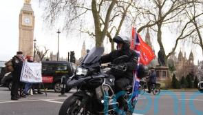 British Army veterans of Northern Ireland Troubles march on Westminster