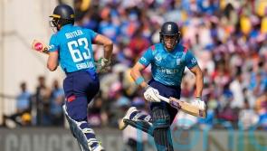 Jos Buttler and Jacob Bethell half-centuries give England something to bowl at