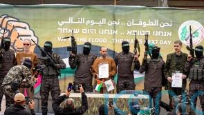 Who are the latest hostages released by Hamas as part of the ceasefire in Gaza?
