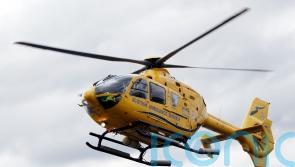 One person airlifted to hospital following two-car crash on A90