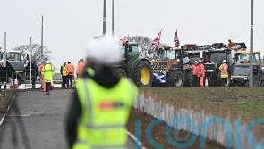 Tractor protest forces Prime Minister to abandon visit to building site