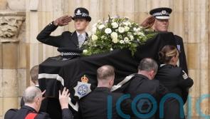 Officer’s sacrifice will never be forgotten, chief constable tells funeral