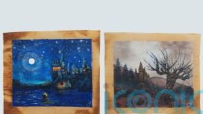 Artist captures magic of Harry Potter and The Lord of the Rings on used tea bags