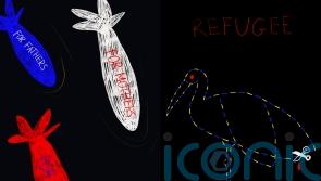 Ukrainian refugee’s artwork aims to ensure world ‘never forgets what Russia did’