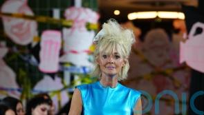 Loose Women’s Jane Moore steps out in electric blue dress at London Fashion Week
