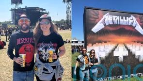 Metalheads who locked eyes at Metallica gig now married after rock festival honeymoon and 150 concerts together