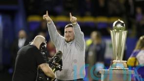 Luke Littler celebrated at the ‘Luke Littler Stadium’ ahead of Warrington game