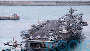US carrier group arrives in South Korea days after North test-fires missiles