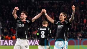Arsenal hit seven in thumping Champions League win away to PSV Eindhoven