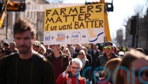 Farmers march on Parliament in Pancake Day protest against inheritance tax