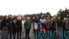 Flying the flag for France – but George and Reveley still local heroes