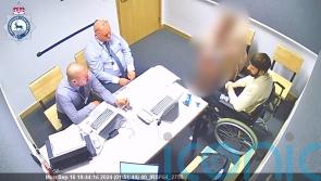 Triple killer sits impassively in wheelchair and answers no comment in interview