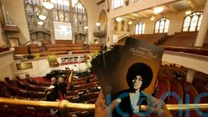Stevie Wonder and the Rev Al Sharpton feature at Roberta Flack memorial