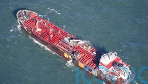 Timeline of events leading to North Sea collision between tanker and cargo ship