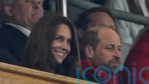 William and Kate cheer on opposing sides at Six Nations match