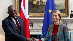 Lammy voices need for lasting Ukraine peace ahead of meeting with EU official