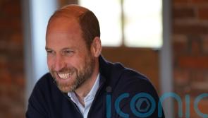 William meets young farmers as he becomes patron of mental health charity