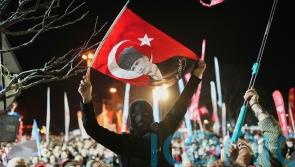 Turkey’s president hits out at protesters for ‘sinking the economy’