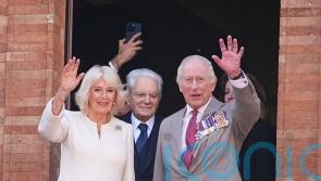 Queen tries hand at pasta making as she and King say ‘arrivederci’ to Italy