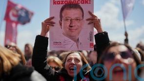 Jailed Istanbul mayor appears in court as supporters gather outside his prison