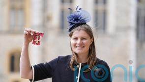 Princess Royal surprised by campaigner during investiture ceremony