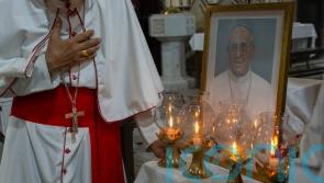 What are the church’s rites for the death of a pope?