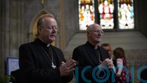 Cathedral bells ring out 88 times as people pay respects to Pope in Armagh