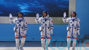 China launches three astronauts to replace crew on Chinese space station