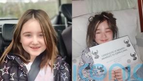 Seven-year-old diagnosed with brain cancer after ‘seeing spots’ had tumour so big it distorted the shape of her brain