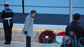 Princess Royal remembers brave Anzacs in their own words at Gallipoli