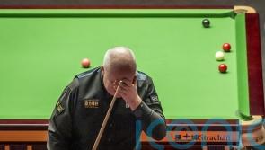 John Higgins close to the finish line but still has work to do at the Crucible