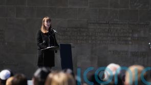Bergen-Belsen survivors attend event marking 80th anniversary of liberation