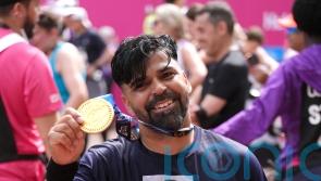 Fathers of two girls killed in Southport attack among London marathon finishers